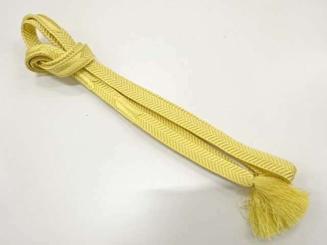 JAPANESE KIMONO / HANDTIED OBIJIME CORD